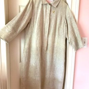 VINTAGE 1980’s Harve Bernard linen dress